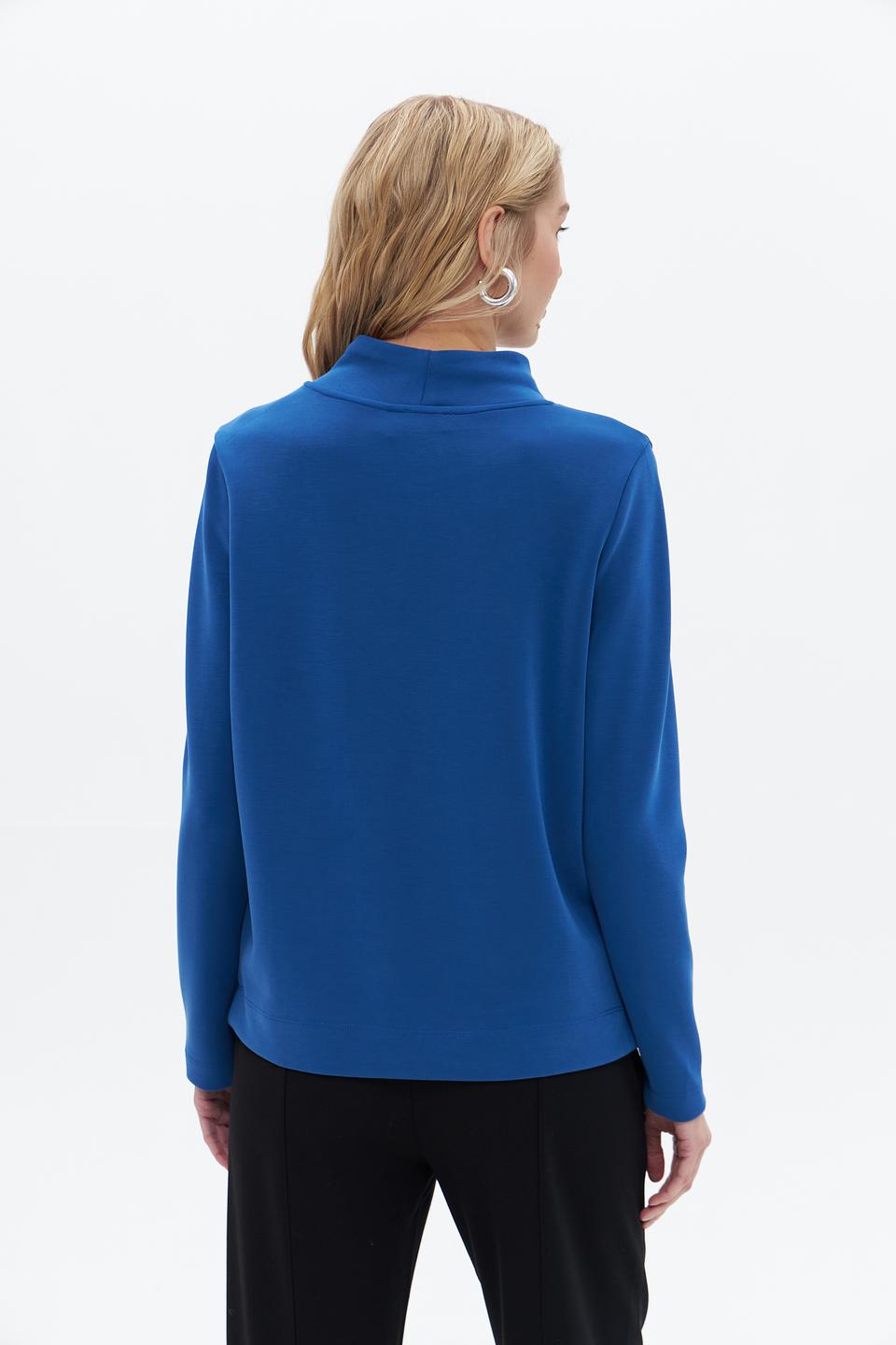 Пуловер Gerry Weber с принтом синий