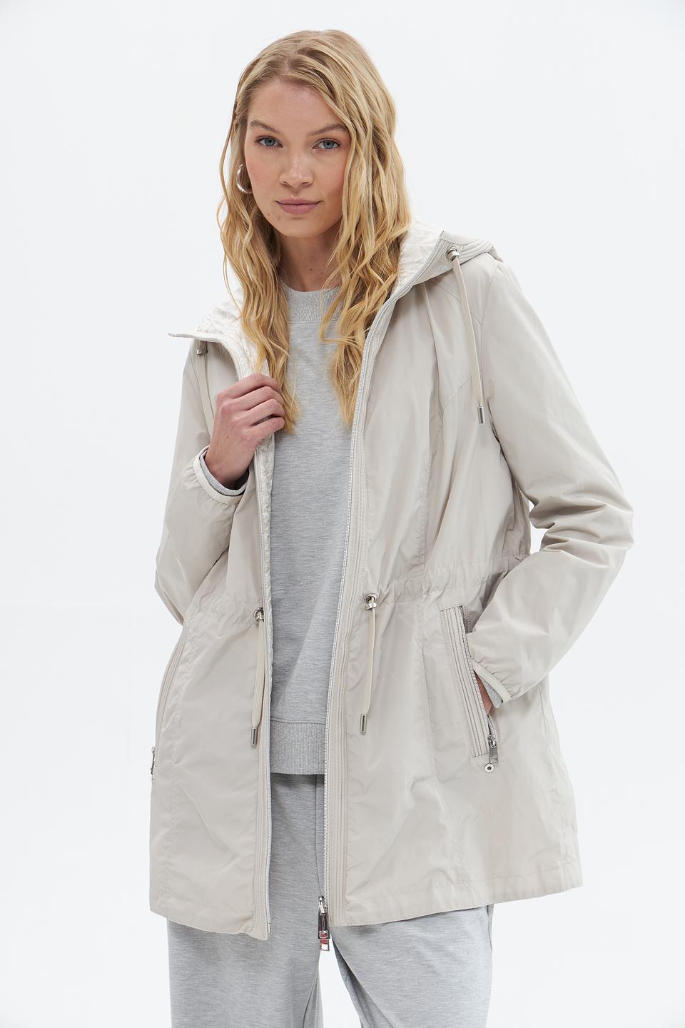 Куртка Lebek стеганая бежевая