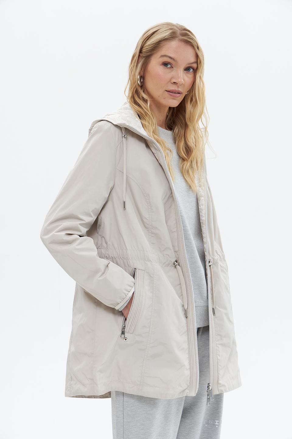 Куртка Lebek стеганая бежевая