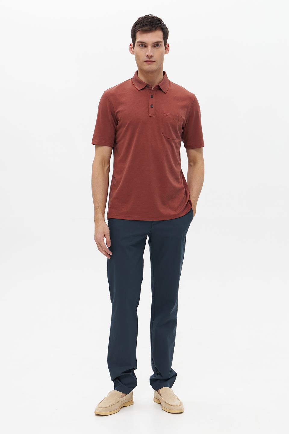 Поло Casa Moda терракотовое