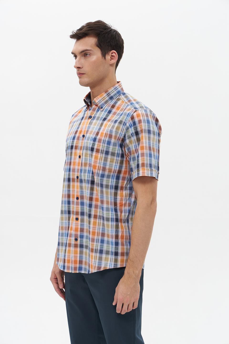 Рубашка кр Casa Moda в клетку