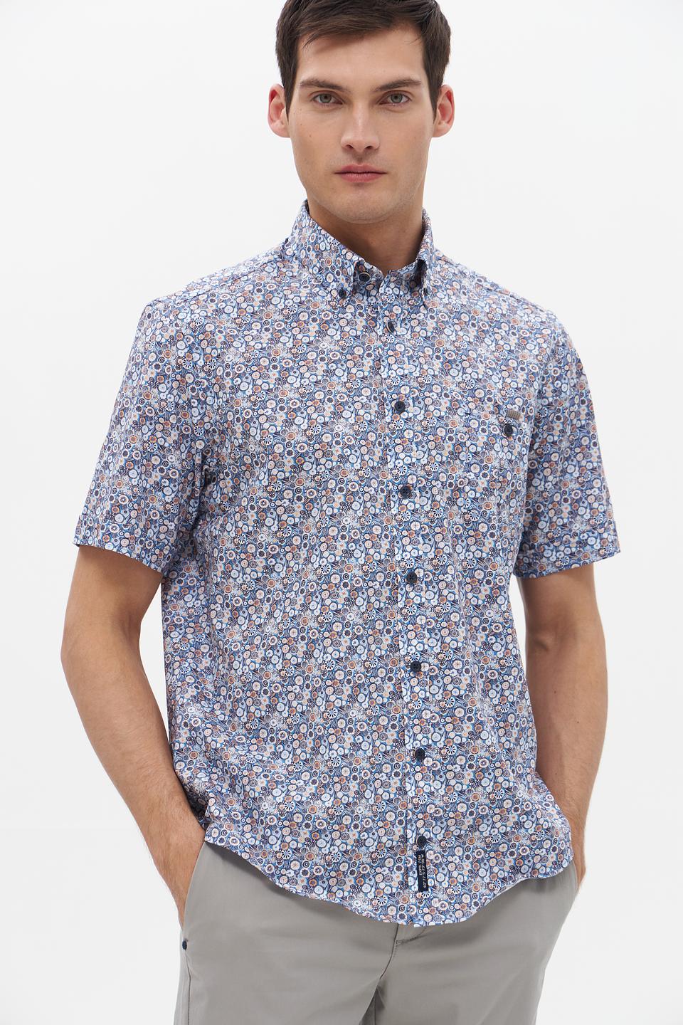 Рубашка кр Casa Moda с принтом