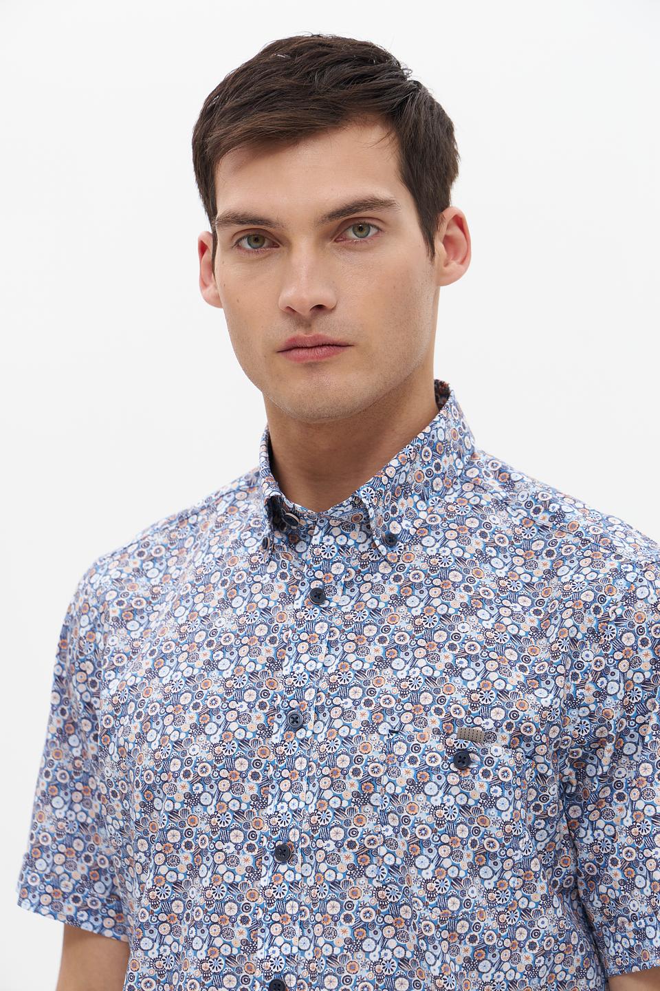 Рубашка кр Casa Moda с принтом