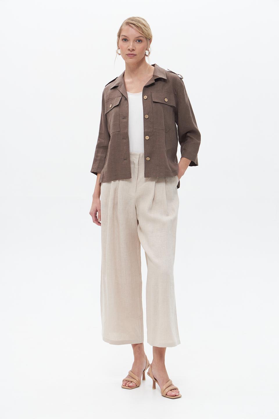 Брюки кюлоты Electra style бежевые