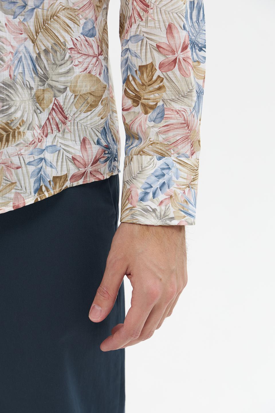 Рубашка Casa Moda с тропическим принтом