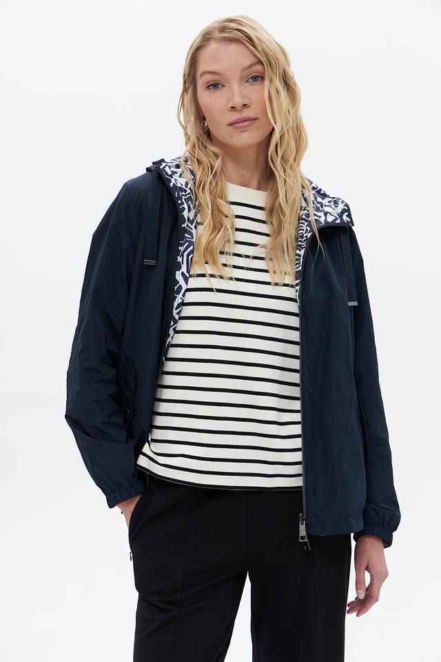 Куртка Lebek с капюшоном синяя