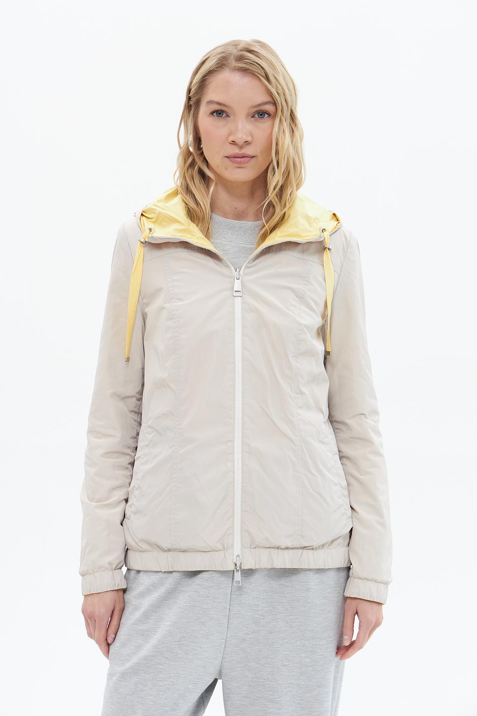 Куртка Lebek с капюшоном жёлтая
