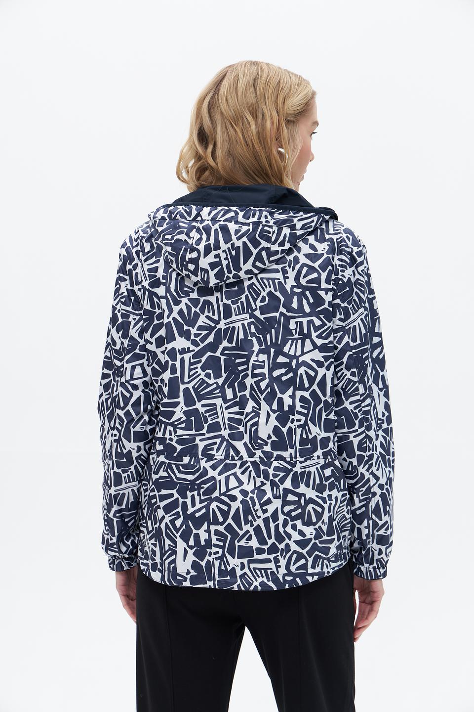 Куртка Lebek с капюшоном синяя