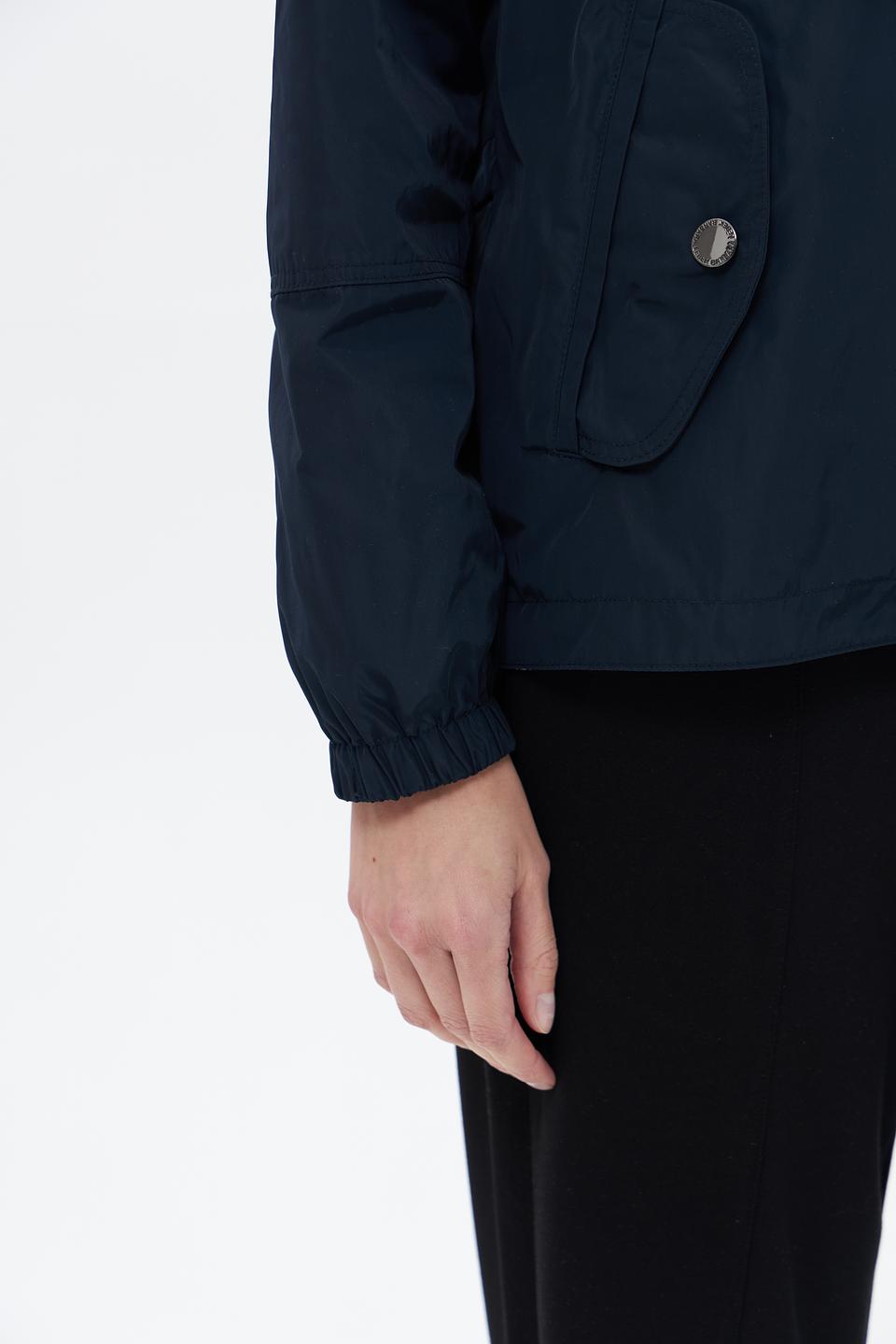 Куртка Lebek с капюшоном синяя