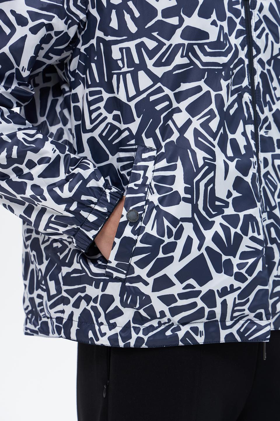 Куртка Lebek с капюшоном синяя