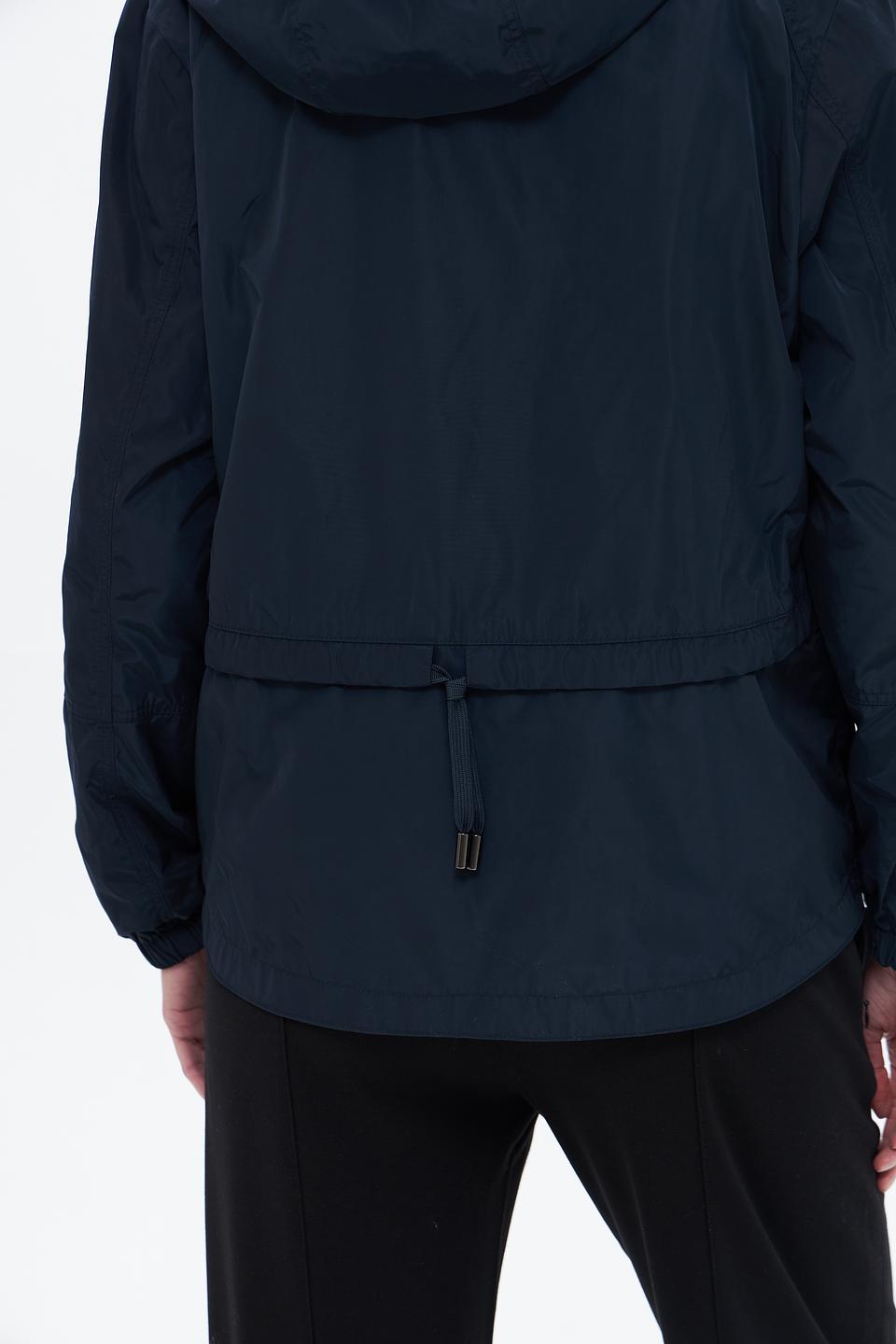 Куртка Lebek с капюшоном синяя