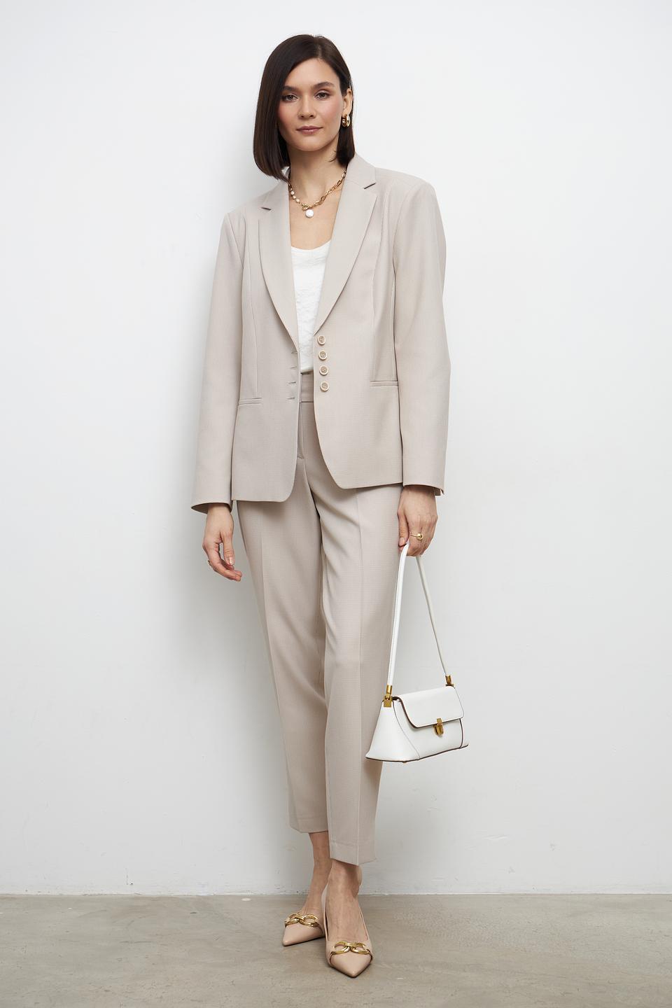 Брюки классические Bianca бежевые