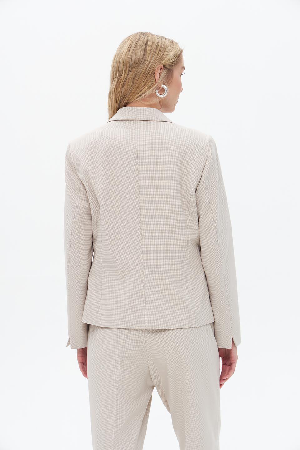 Жакет Bianca приталенный бежевый