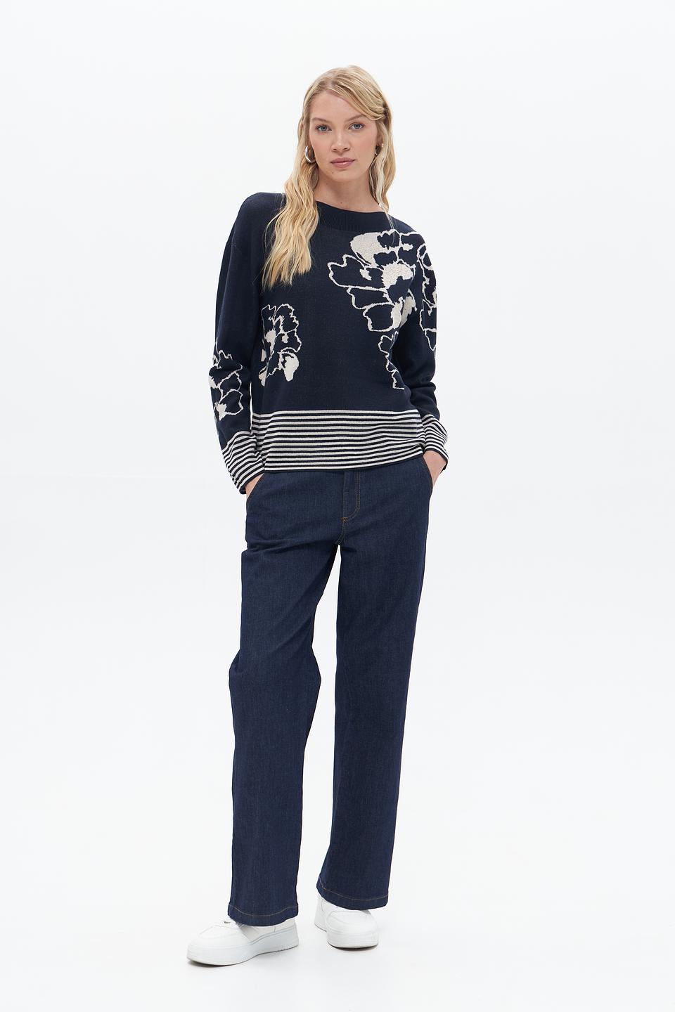 Пуловер Betty Barclay с цветами