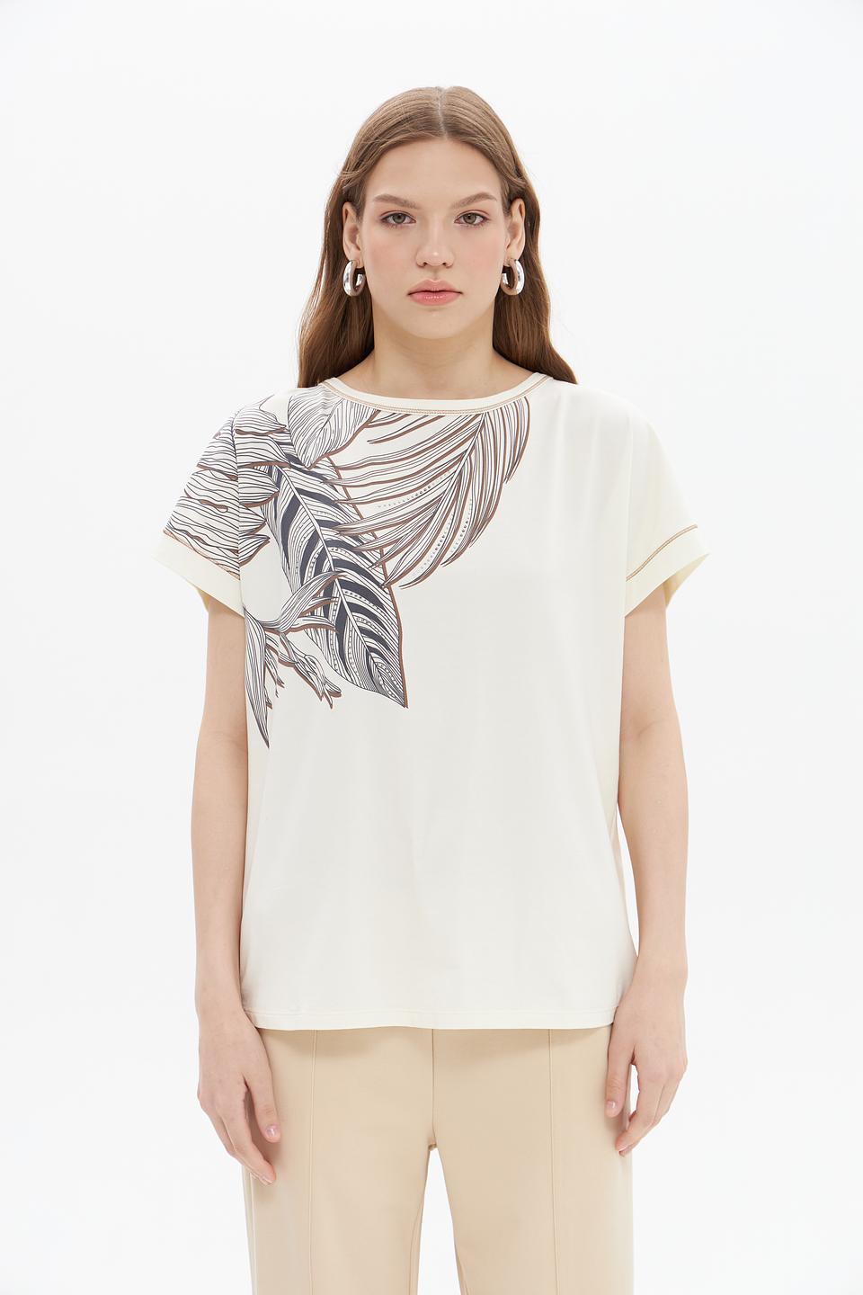 Футболка UNQ с принтом