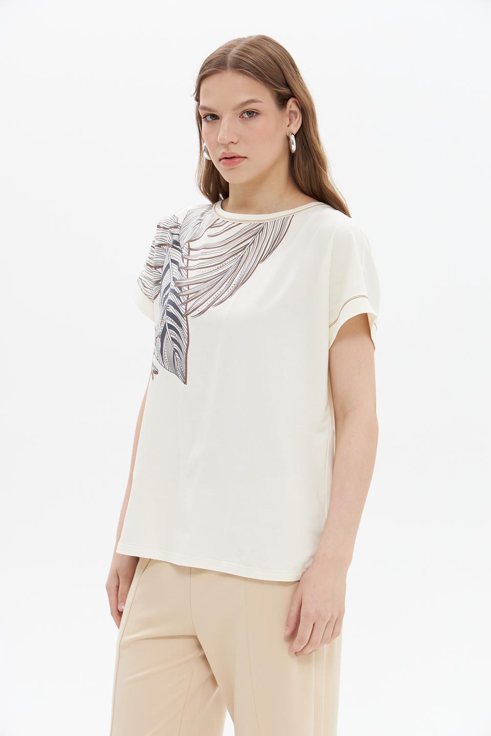 Футболка UNQ с принтом