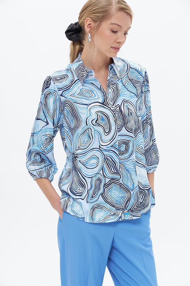 Блуза Bianca с принтом