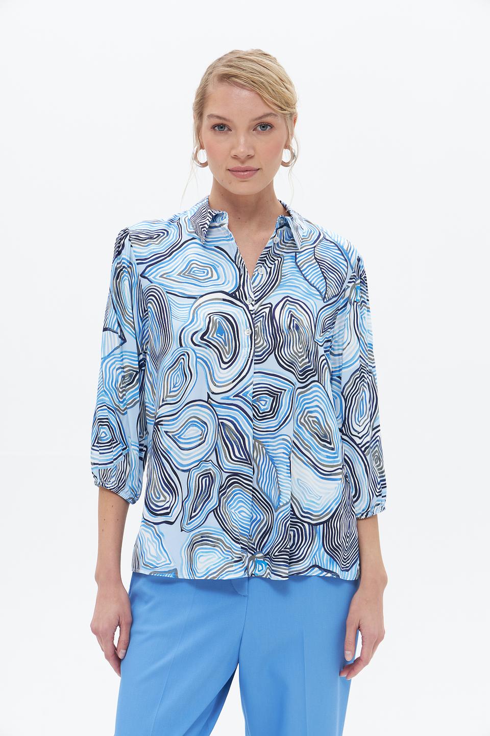 Блуза Bianca с принтом