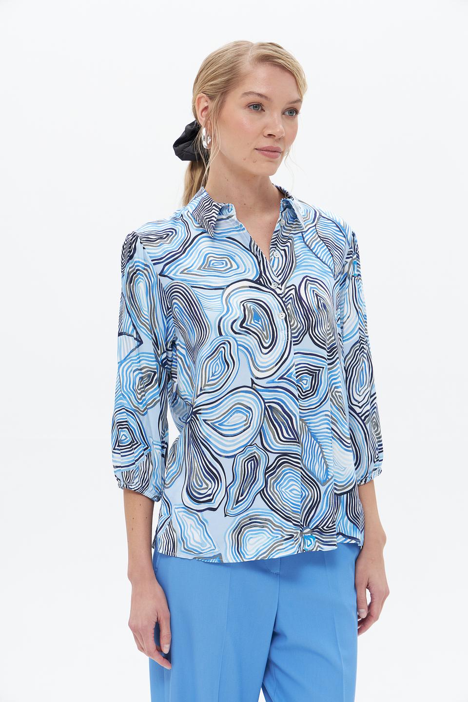 Блуза Bianca с принтом