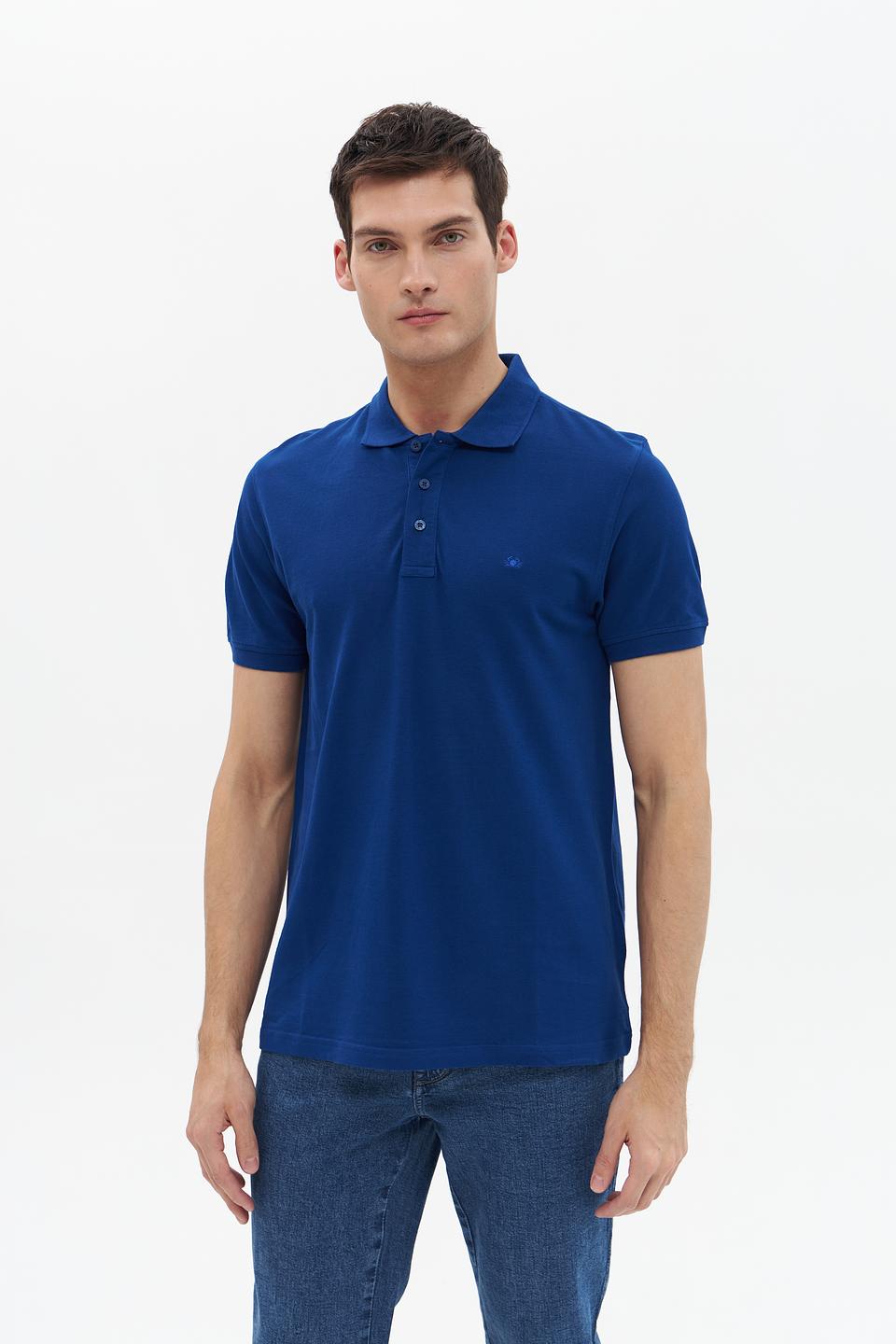 Поло Granchio синее