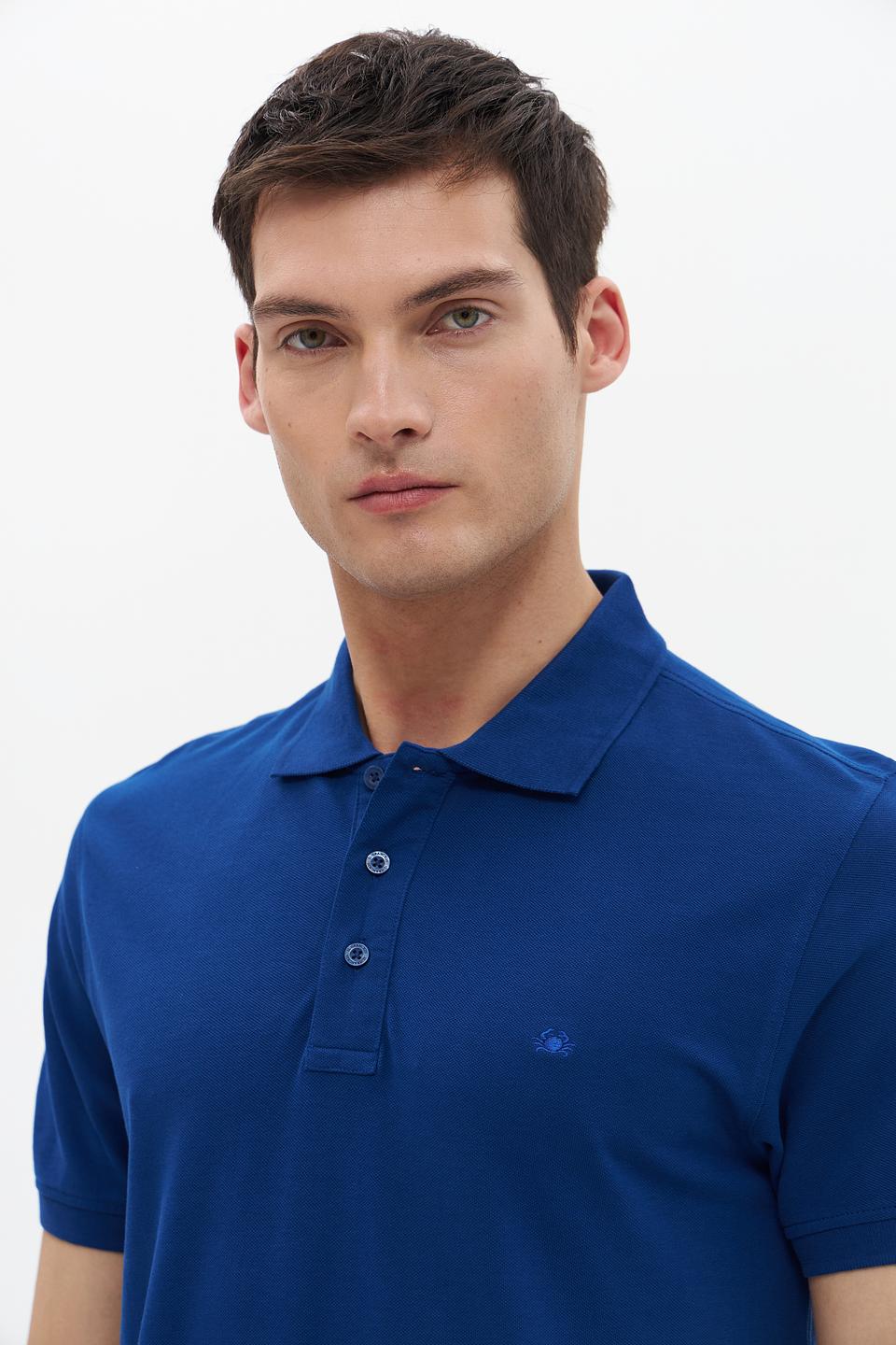 Поло Granchio синее