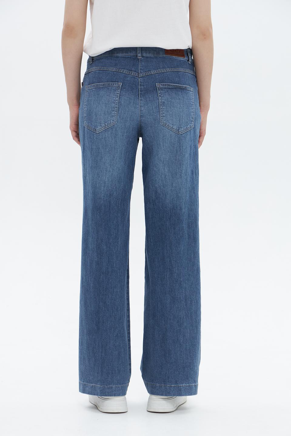 Джинсы Bianca клеш синие