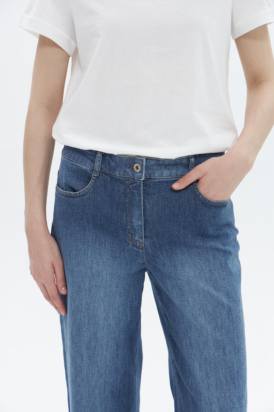 Джинсы Bianca клеш синие