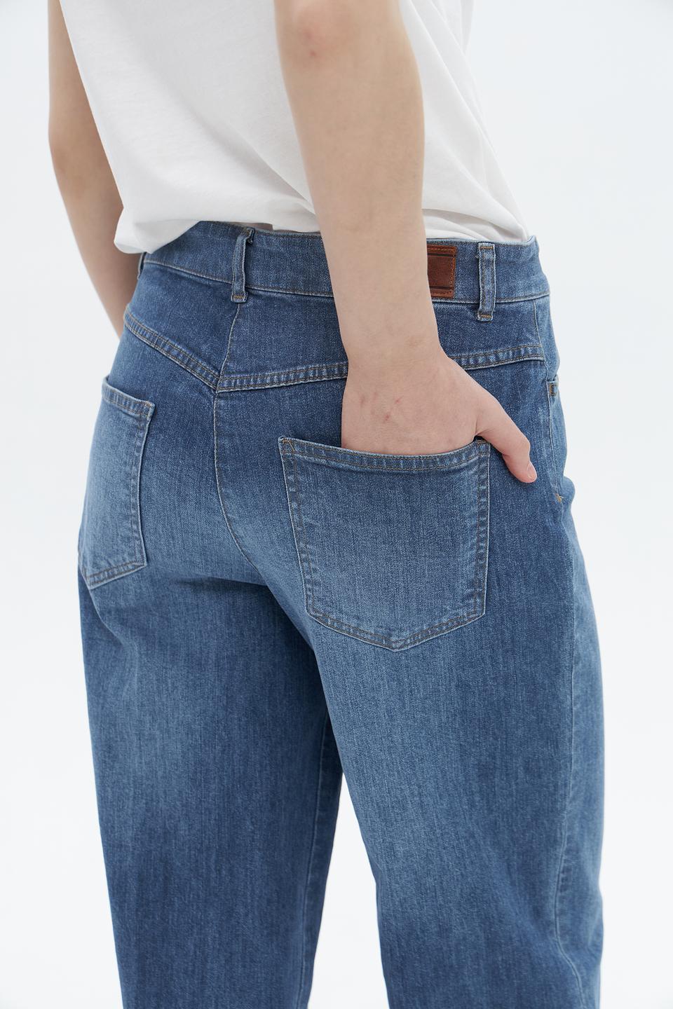 Джинсы Bianca клеш синие