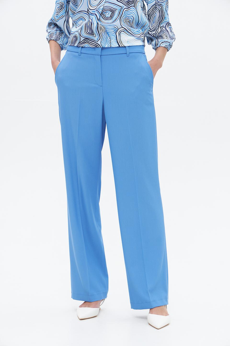 Брюки классические Bianca голубые