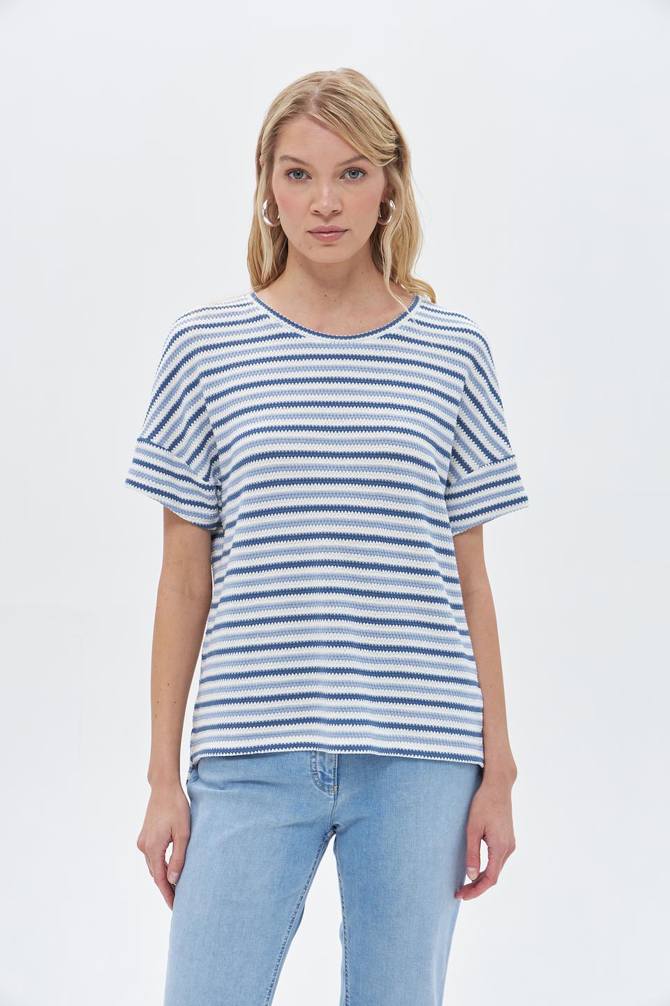 Пуловер Rabe collection в полоску