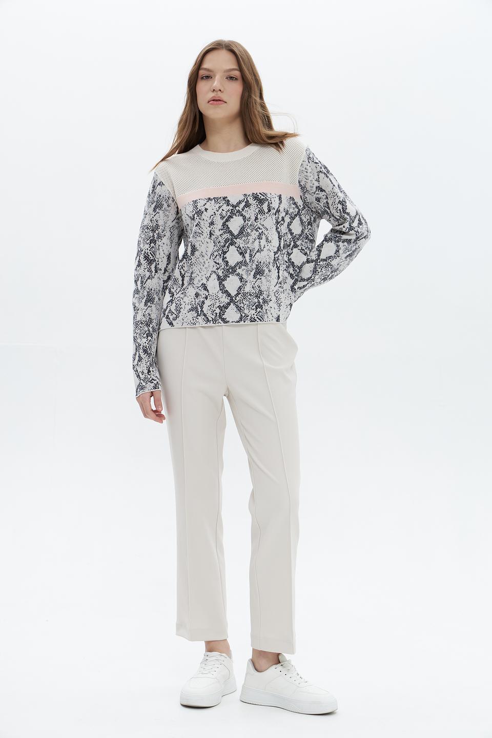 Брюки Oui бежевые