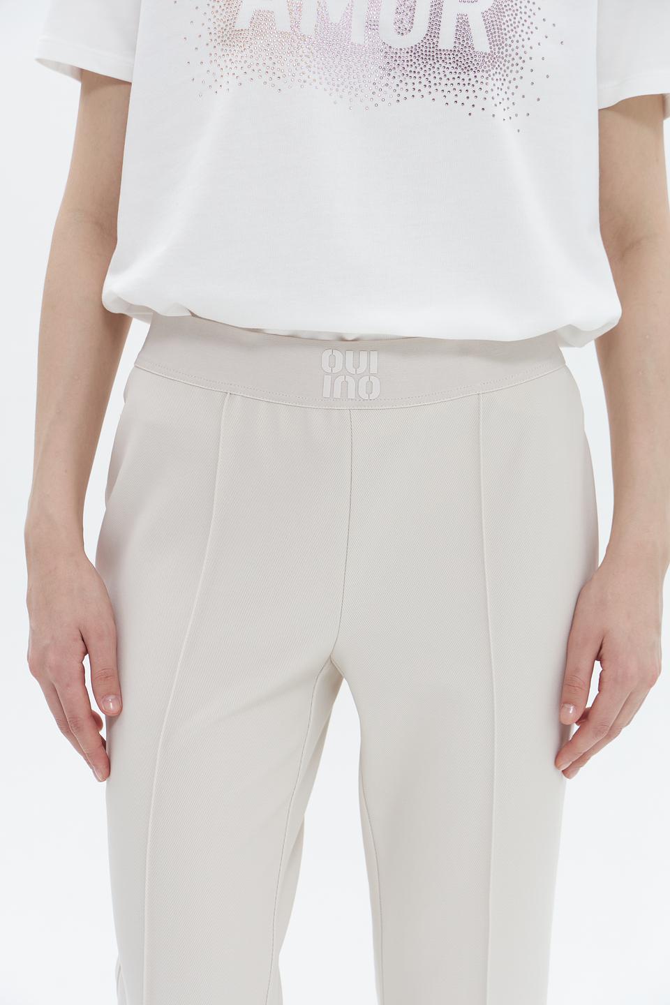 Брюки Oui бежевые