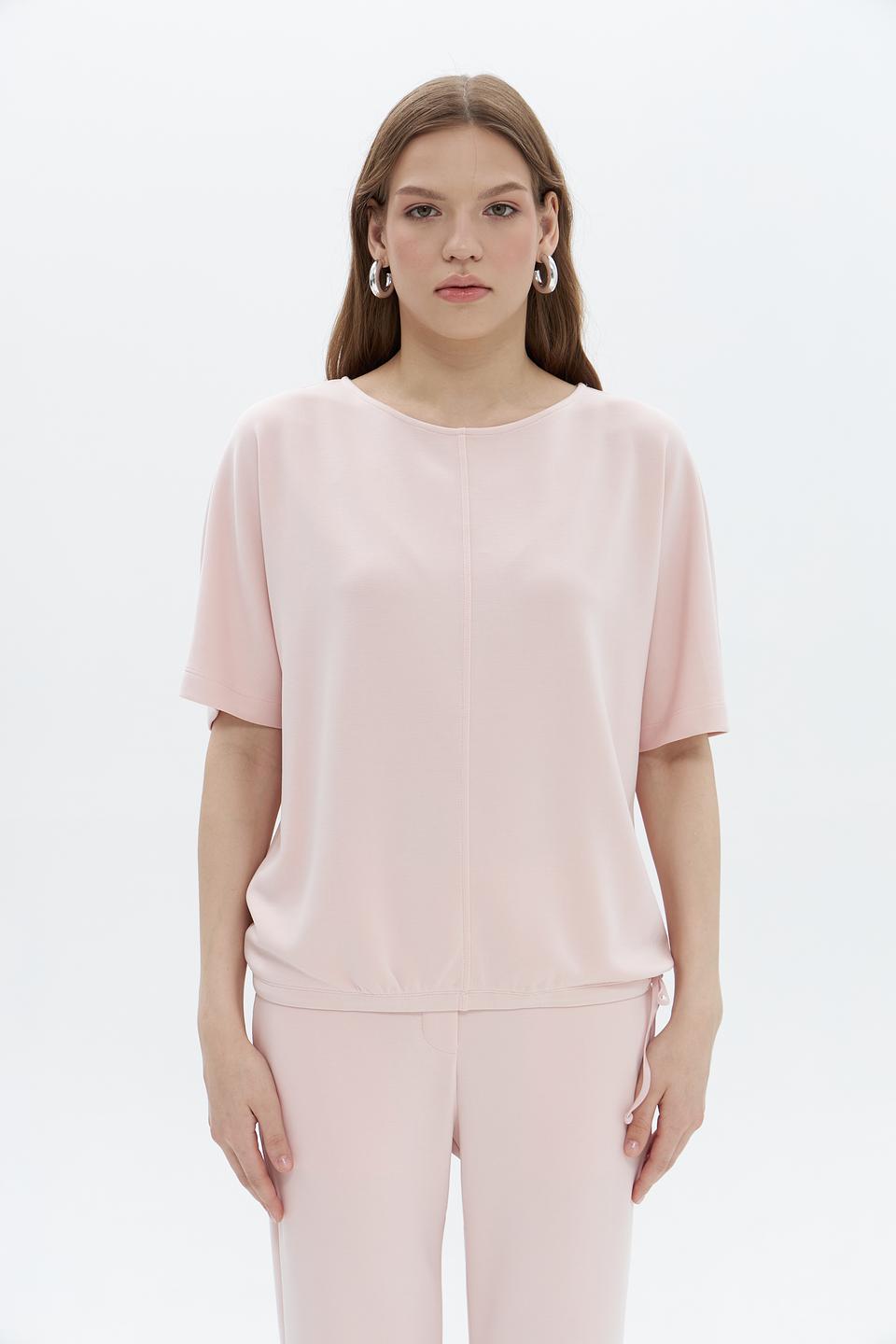 Пуловер Oui женский нежно-розовый