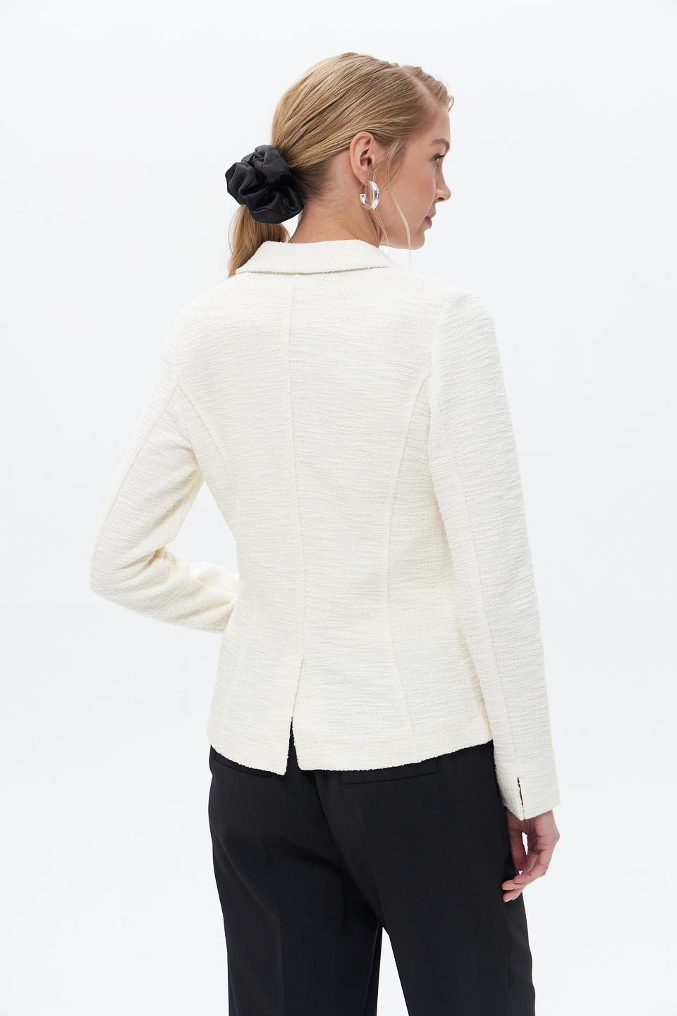 Жакет Oui женский молочный