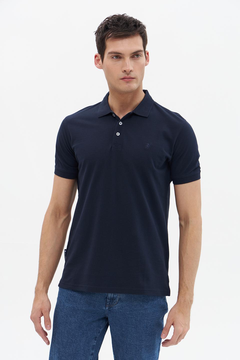 Поло Sea Barrier мужское тёмно-синее