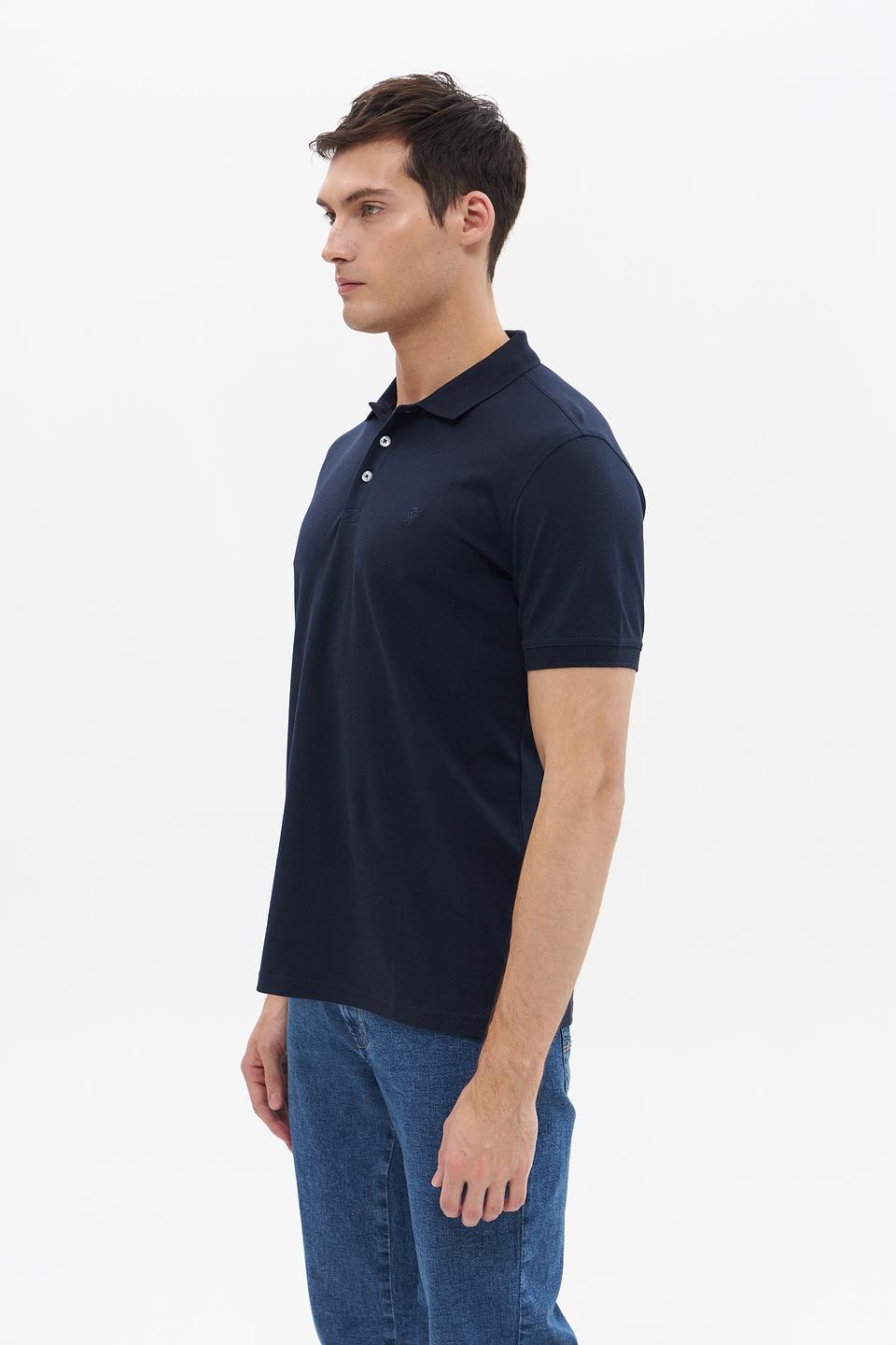 Поло Sea Barrier мужское тёмно-синее