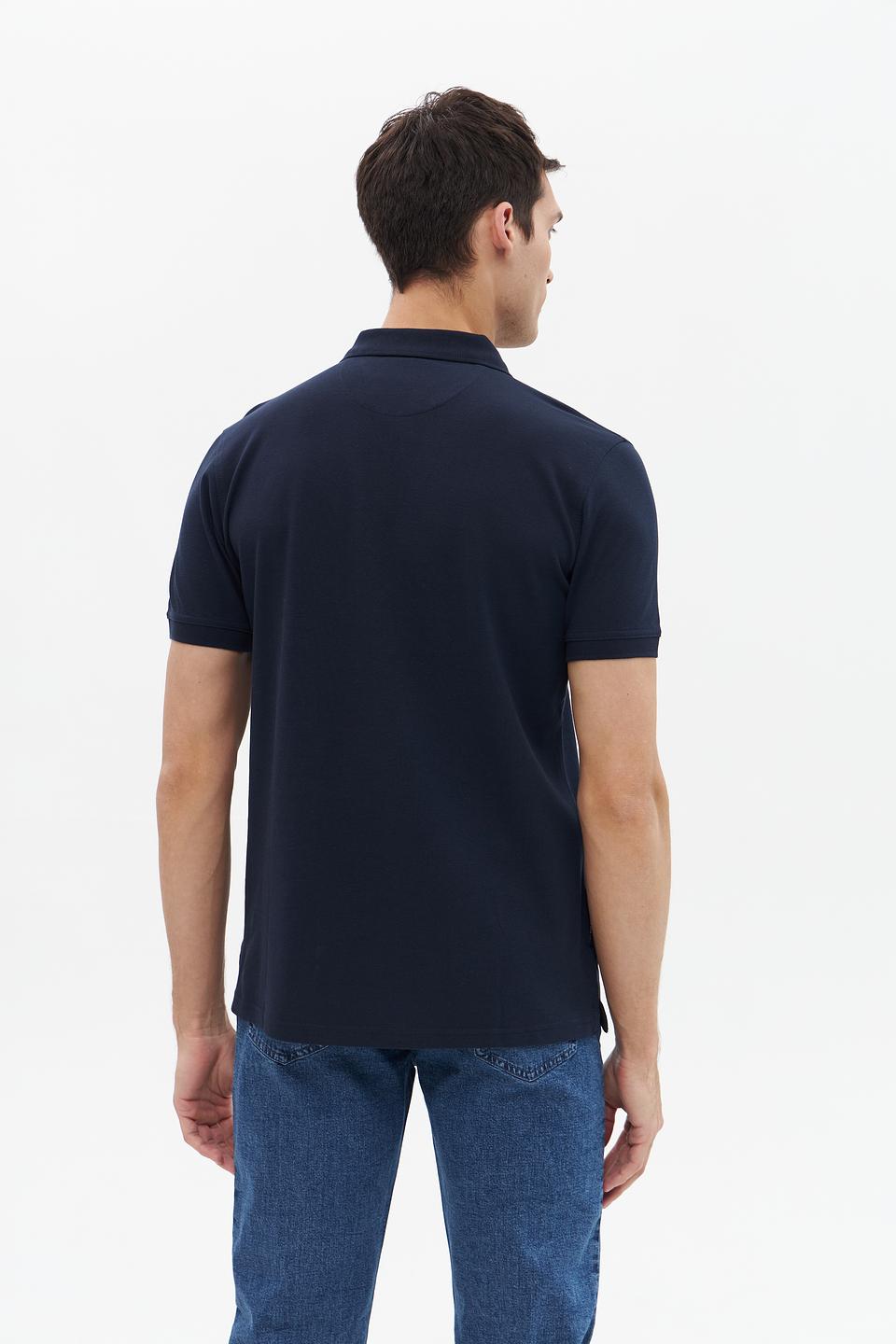 Поло Sea Barrier мужское тёмно-синее