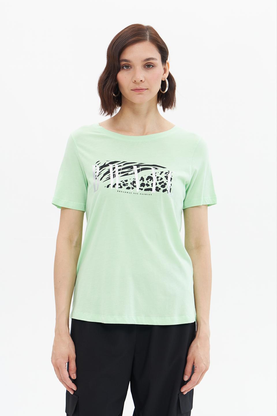 Футболка Broadway с принтом мятная