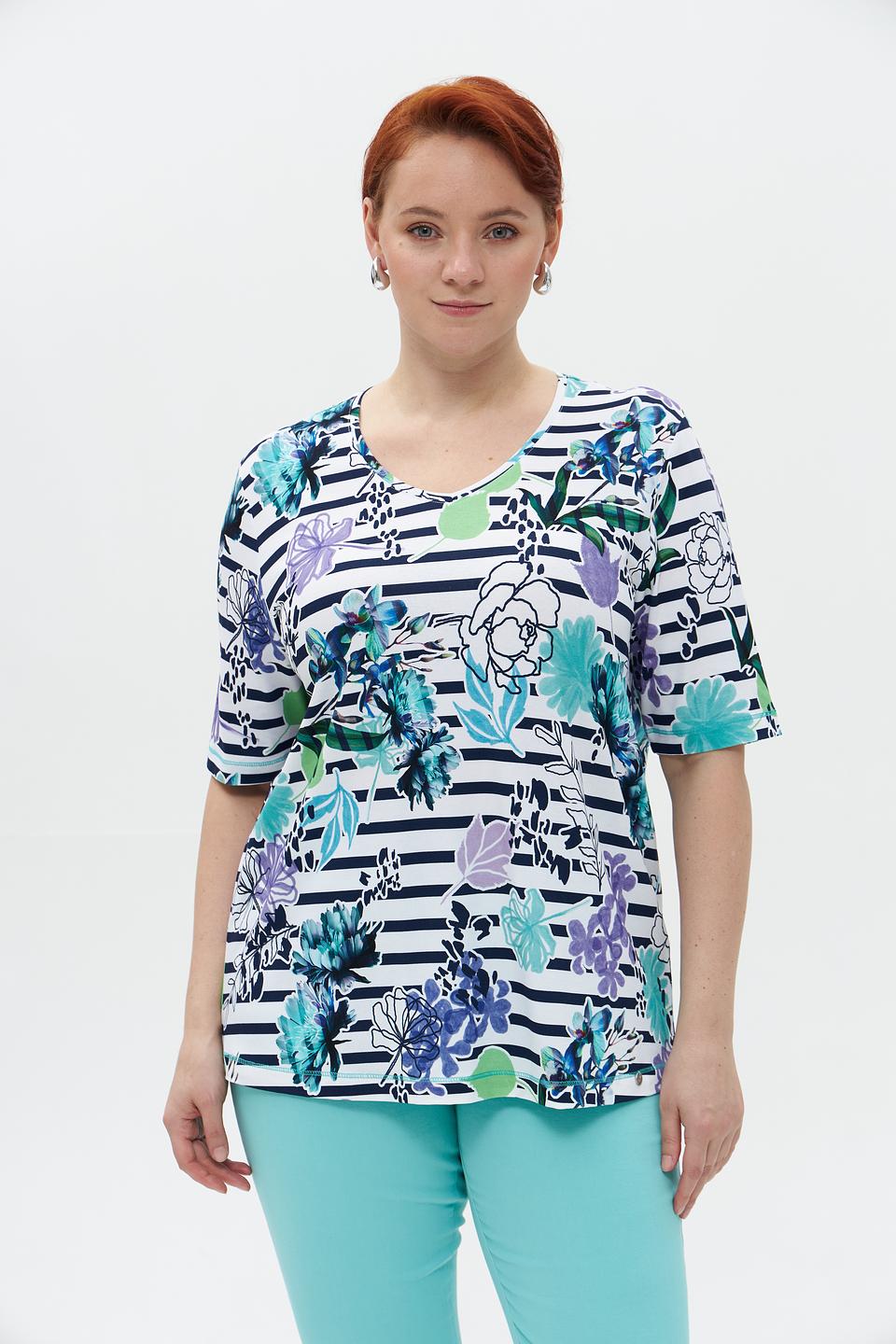 Футболка Gollehaug с цветочным принтом