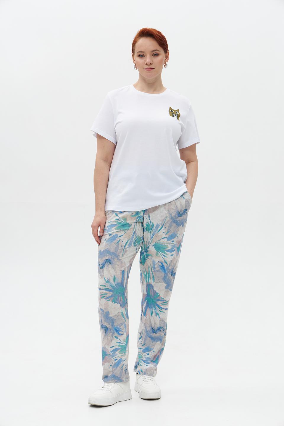 Брюки Gollehaug с цветочным принтом