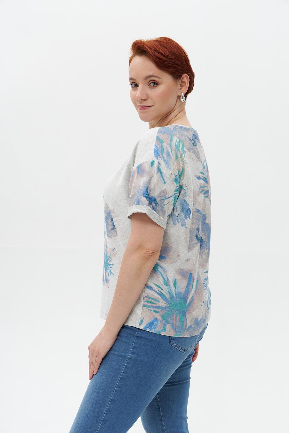 Футболка Gollehaug с цветочным принтом