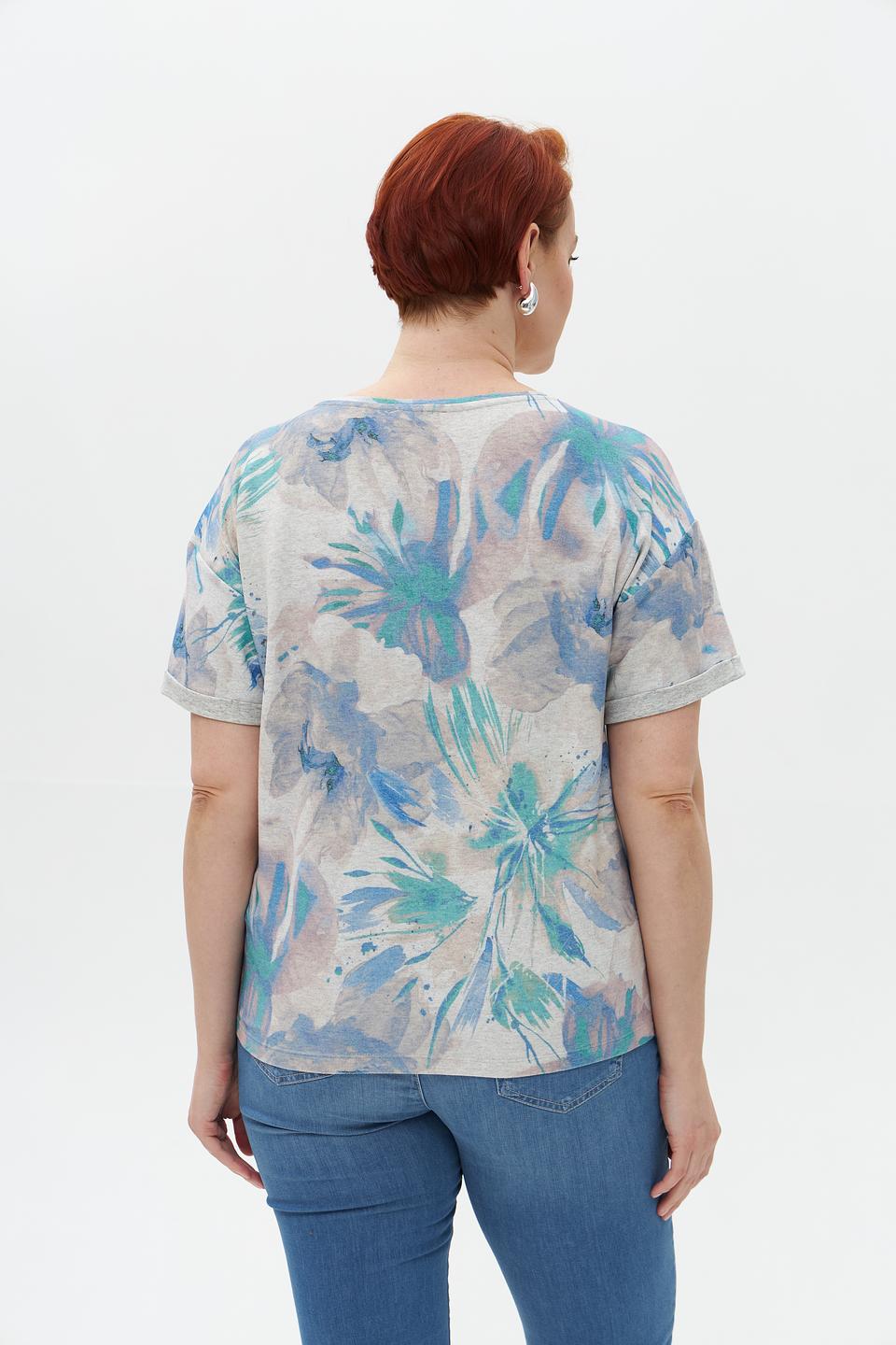 Футболка Gollehaug с цветочным принтом