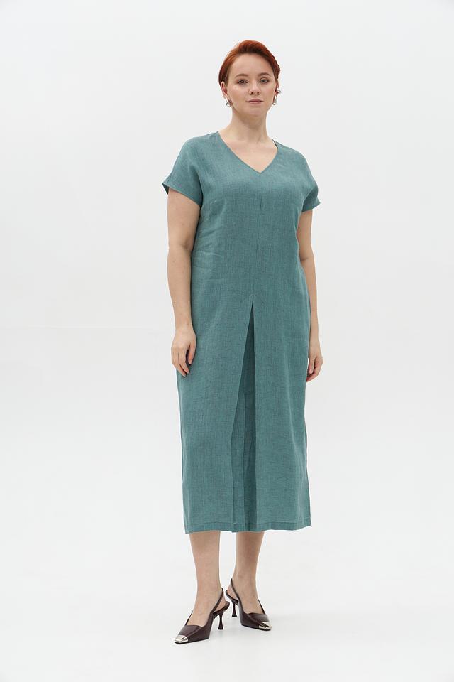 Платье Electra style льняное мятное