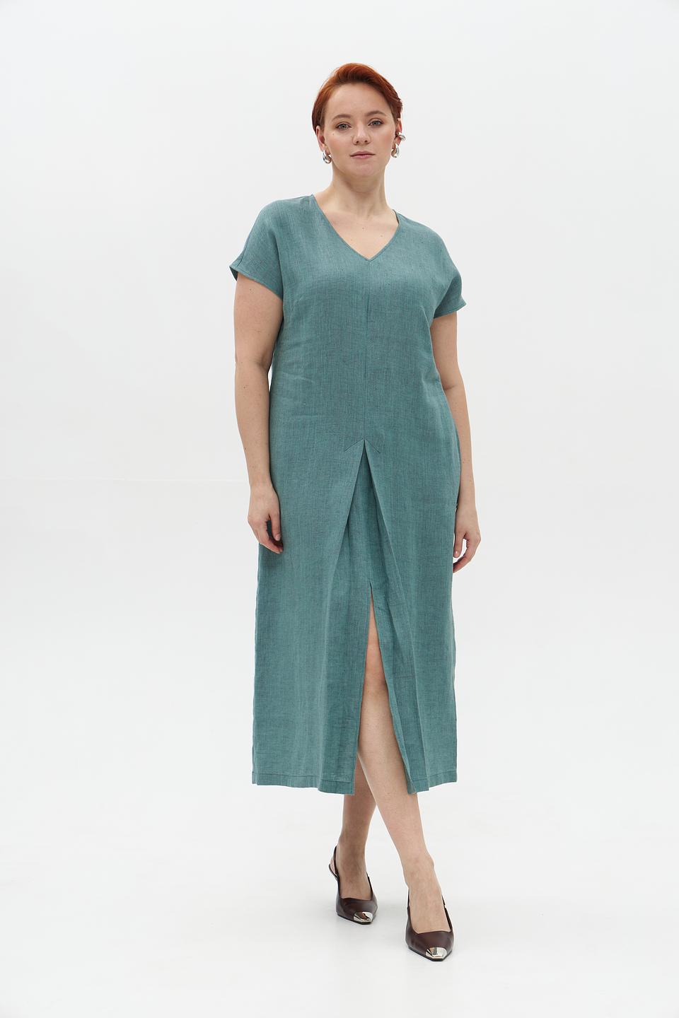 Платье Electra style льняное мятное