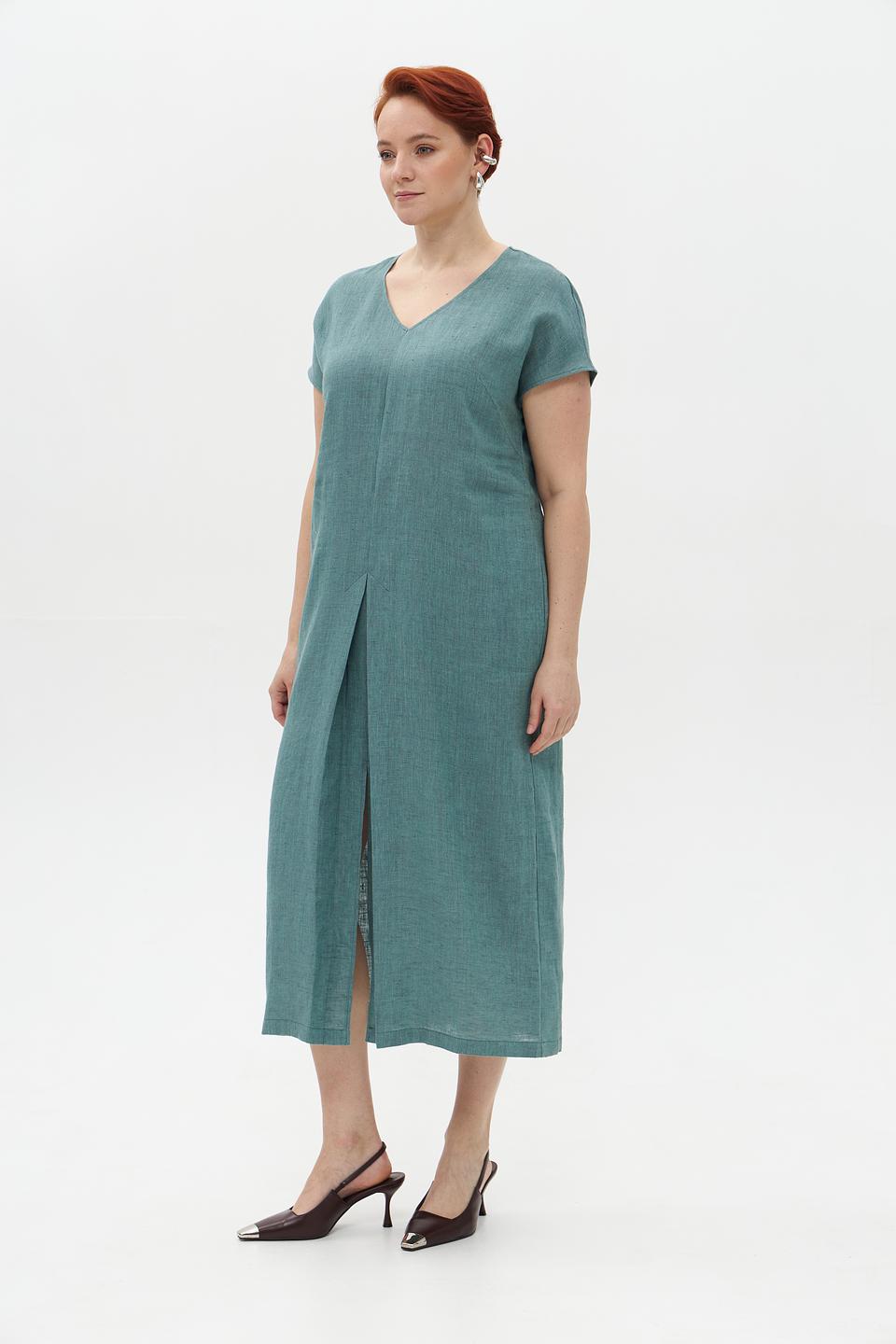 Платье Electra style льняное мятное