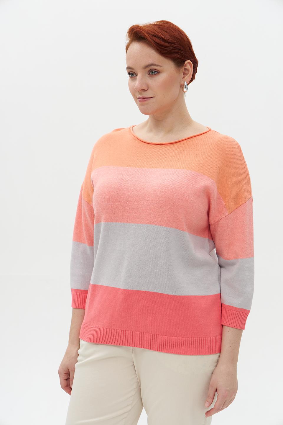 Пуловер в полоску Lebek