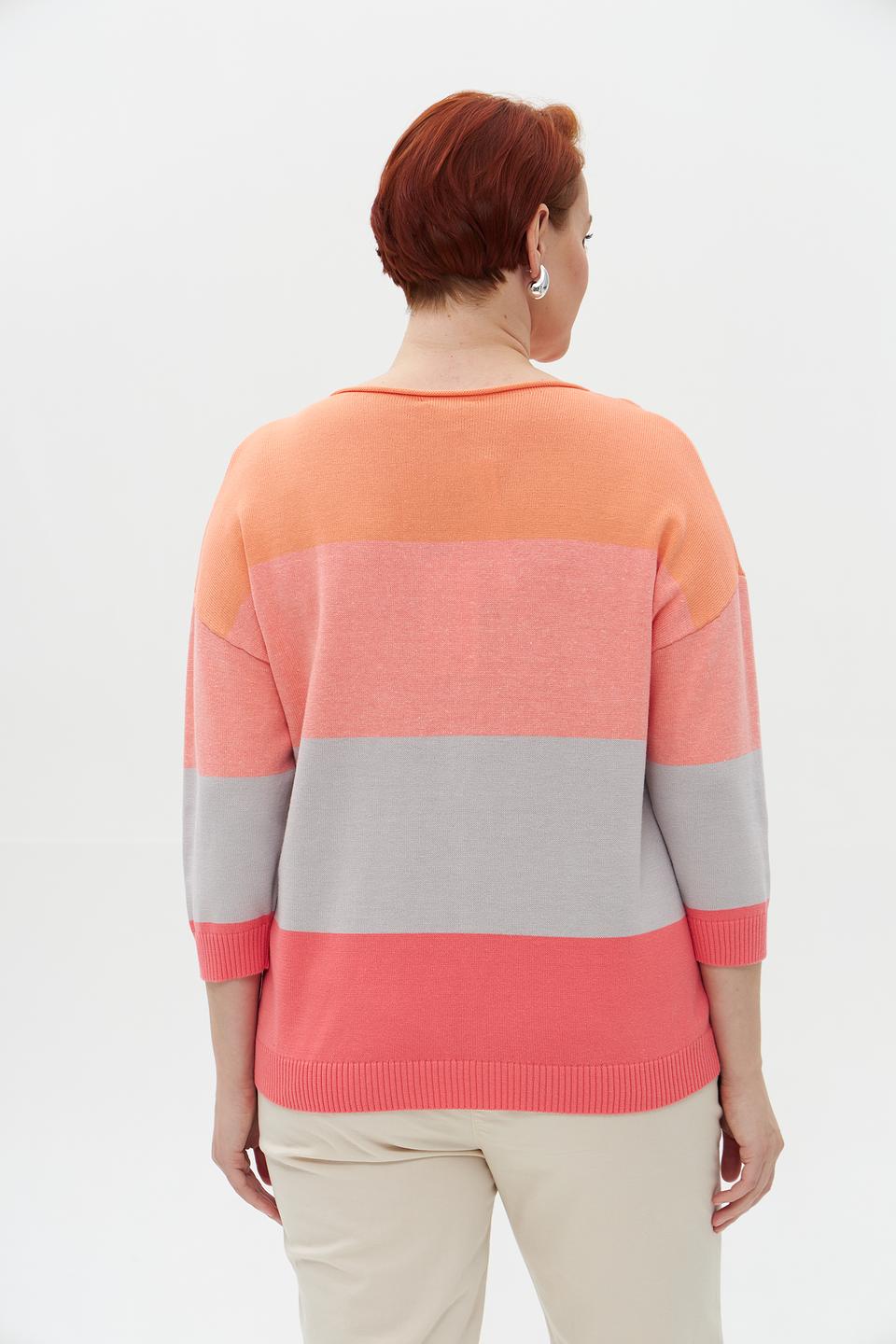 Пуловер в полоску Lebek