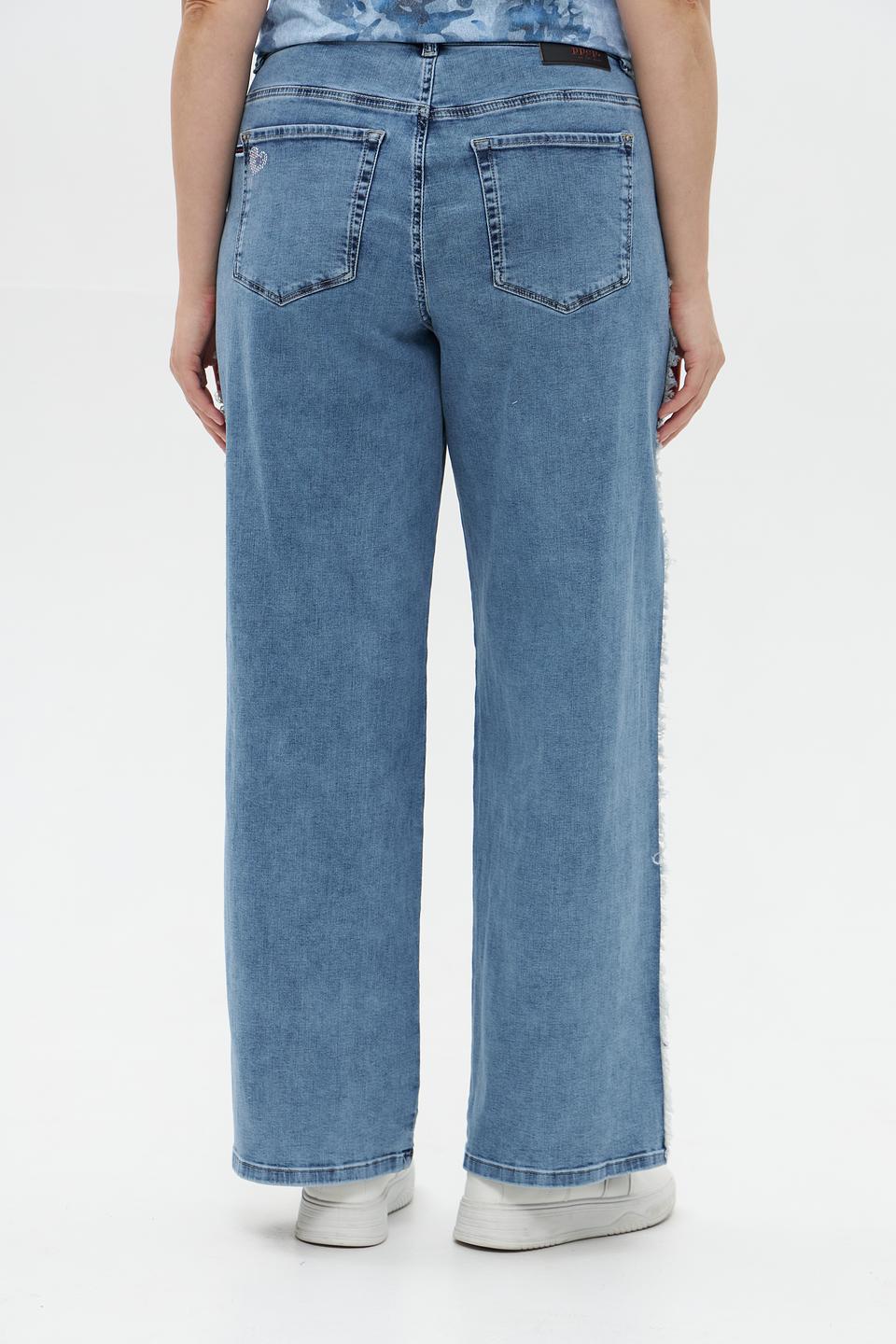 Джинсы Ppep клеш голубые