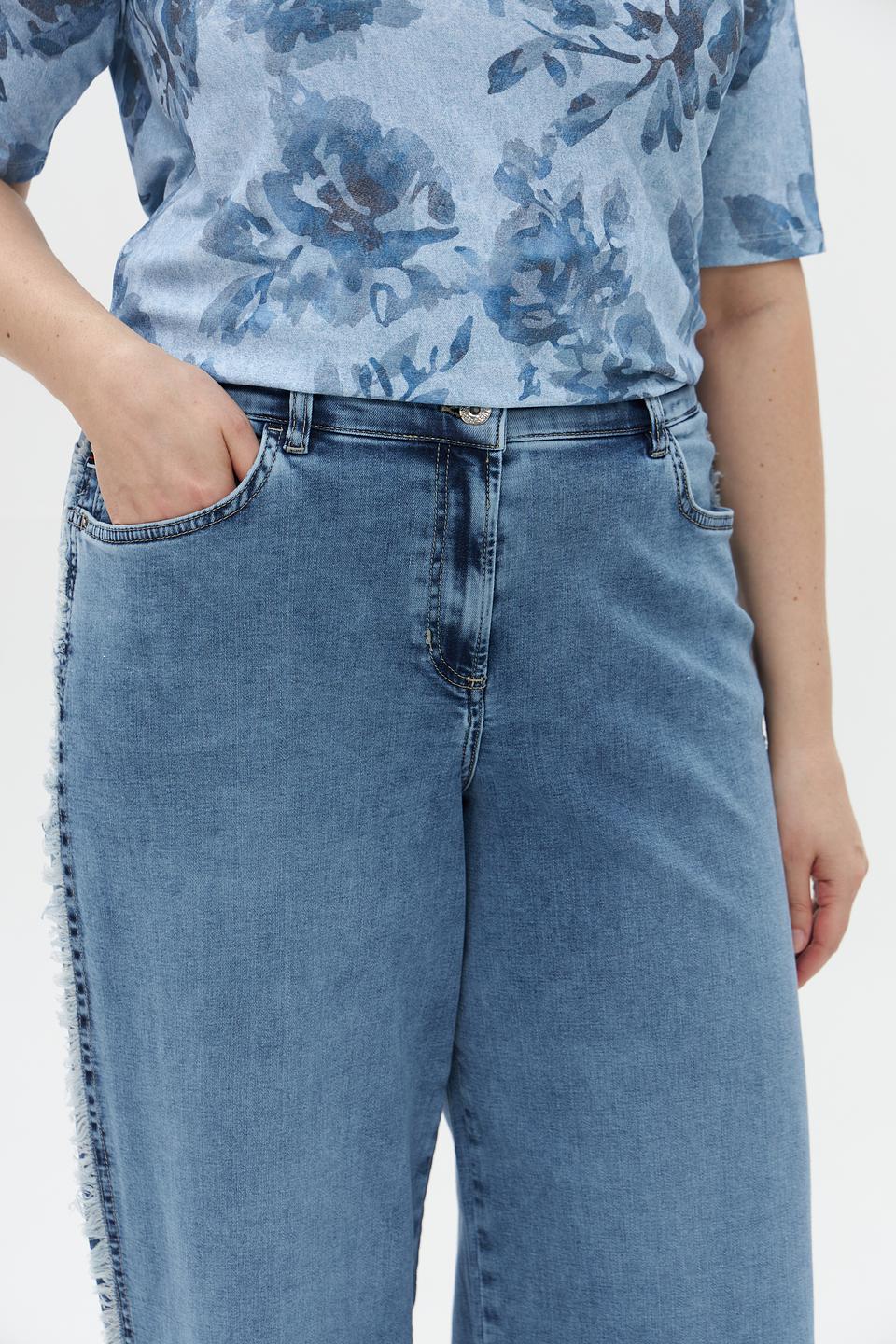 Джинсы Ppep клеш голубые