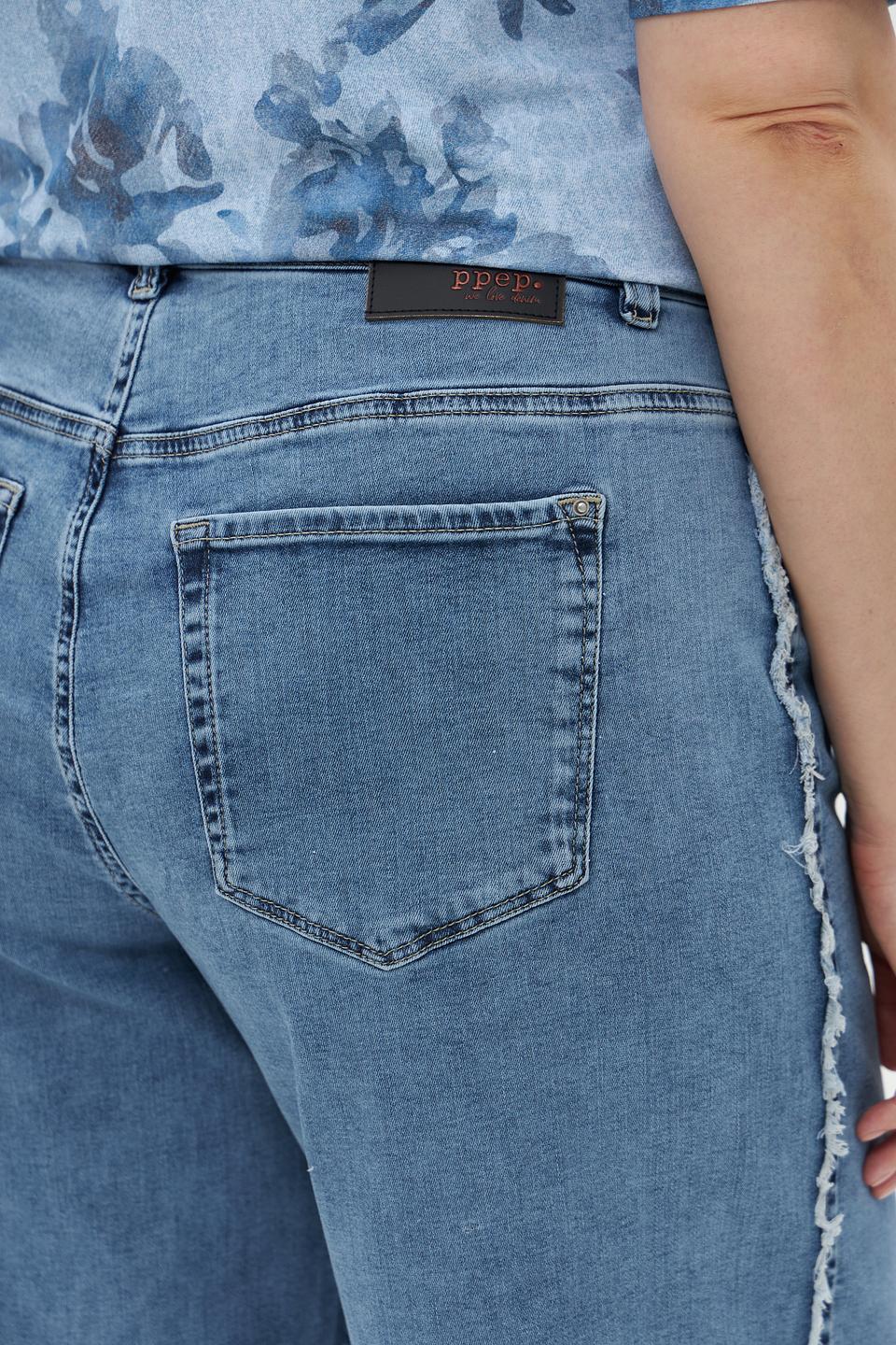 Джинсы Ppep клеш голубые